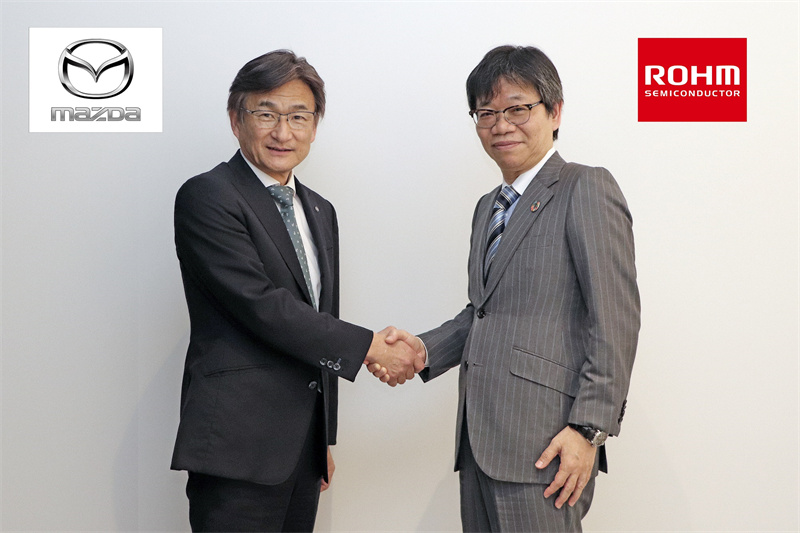 马自达与罗姆开始联合开发采用下一代半导体的汽车零部件